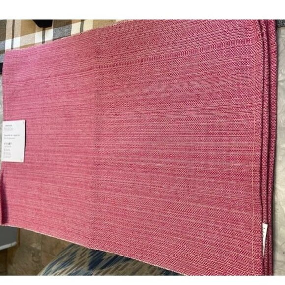 SIMONS NWT Pink Chambray Recycled Fibre Placemats Set of 4 - Picture 2 of 4